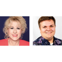 Porträtfoto von Andrea Lipka und Jan Plobner